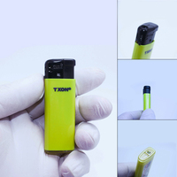Mini briquet électrique jetable de haute qualité avec logo personnalisé, allumage électrique, rechargeable au butane, portable, durable, en plastique, cadeaux d'affaires
