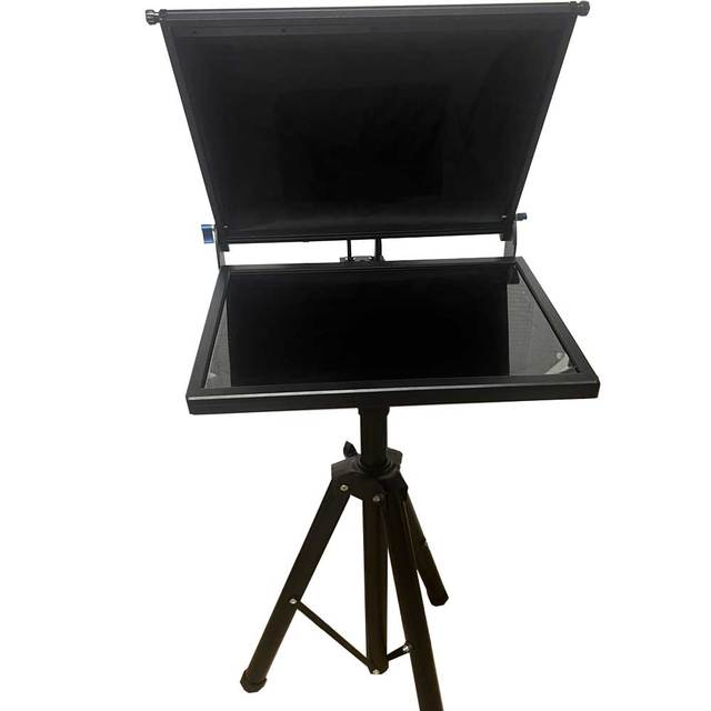 Simar Portable 17-Inch LCD Monitor Teleprompter with Remote Control for Studio Live Streaming