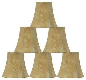 JLS-B06 Durable <strong>Small</strong> Mini 6" Faux Leather Chandelier <strong>Shade</strong> of <strong>Lighting</strong> Accessories - Product Image 3