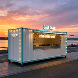 Luxury <b>Container</b> With Pop Up Food Court Design Customized Kitchen Mobile Restaurant - Product Image 3