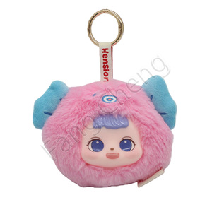 Jouets en peluche ronds de créatures mythiques mignonnes, figurines en boîte mystère, breloques de sac fantaisie, cadeau Gashapon de 100-120 mm - Product Image 3