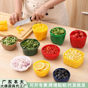 Ensemble de boîtes de rangement pour légumes et fruits, couvercle rond à clipser, récipient hermétique pour l'ail, l'oignon et le citron - Product Image 4