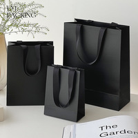 Sac en papier personnalisé avec logo, sac de shopping, emballage pour bougies et bijoux, sac à poignée en ruban, emballage pour vêtements, sac cadeau en papier pour petites entreprises