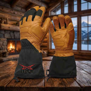 Gants de snowboard pour enfants imperméables et antidérapants en polyester pour l'extérieur en hiver - Product Image 3