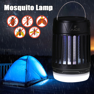 3-en-1 Lampe moustique étanche intérieur/extérieur USB Rechargeable Home Camping Gnats Flying Trap Killer Zapper Moths Mosquitoes - Product Image 5
