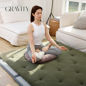 2.5inches Cotton Green Tatami Roll Tatami Compressible <strong>Mattress</strong> Japanese <strong>Floor</strong> <strong>Mattress</strong> Futon <strong>Mattress</strong> for Living Room - Product Image 3