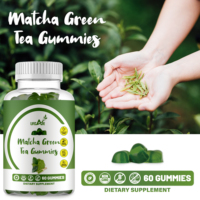 Gummies énergétiques au thé vert matcha OEM avec vitamines B12, B3 et CoQ10 pour un regain d'énergie naturel