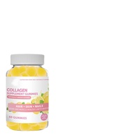 Gummies au collagène avec vitamine C, zinc, biotine, peptides de collagène hydrolysés pour femmes et hommes, complément alimentaire pour la santé de la peau