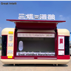 Camion de restaurant mobile avec cuisine complète USA Petit chariot de restauration rapide pour Hotdog Crepe Churros Vending for Snack Food Trailer Van - Product Image 1