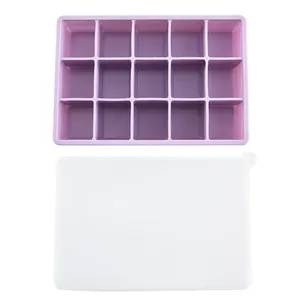 Factory Wholesale 15 And 24 Holes Silicone Ice Cube Mold