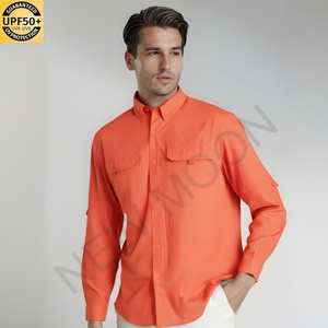 เสื้อเชิ้ตแขนยาวสำหรับผู้ชายแบบกำหนดเองได้ สำหรับกิจกรรมกลางแจ้ง แห้งเร็ว กันลม กันน้ำ ระบายอากาศได้ดี เหมาะสำหรับตกปลา เดินป่า และปีนเขา - Product Image 4