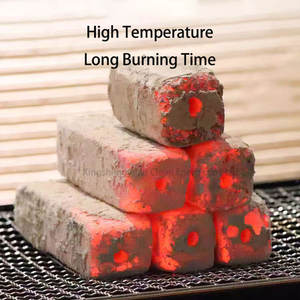 Venta al por mayor libre de humo respetuoso con el medio ambiente Parrilla de barbacoa de carbón de madera dura carbón de bambú bloques para uso doméstico - Product Image 3