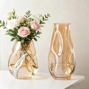 Vase en verre personnalisable pour plantes hydroponiques, arrangement floral, décoration de mariage et de fête - Product Image 1