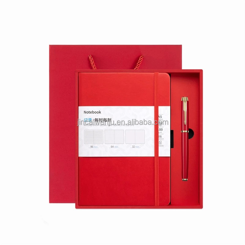 Carnet rouge + stylo