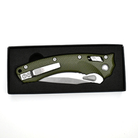 Couteau pliant de survie en acier M390MK de haute qualité, haute dureté, manche durable en G10, couteau de poche tactique défensif portable EDC, OEM