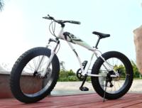 Vélos de montagne 26 pouces en gros, unisexes, avec amortisseurs, freins à disque, transmission 7 vitesses, pneus larges, adaptés au trajet quotidien