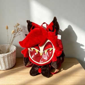 Sac à dos en peluche pour enfants, jouet en peluche OEM, jouets en peluche personnalisés, personnage de dessin animé en peluche, sac en peluche - Product Image 3