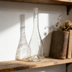 ขวดแก้วใสหนาคุณภาพพรีเมียม ดีไซน์สวยงาม สำหรับวิสกี้ บรั่นดี วอดก้า สุรา และเหล้าชนิดพิเศษ ขวดปิดผนึกอย่างดี ทนทาน - Product Image 5