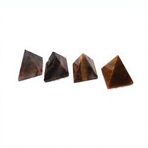 Pirámides de Cristal de Cuarzo Aventurina Melocotón de Ágata Natural al por Mayor, Pequeñas Pirámides de Cristal de Reiki para Sanación, Semipreciosas para Feng Shui - Product Image 4