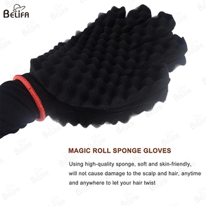 Juego de Peine permanente Herramienta de cuidado de trenza sucia africana, peine en forma de esponja, peine de inserción de aguja de acero - Product Image 5