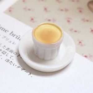 Accesorios de Resina Hechos a Mano para Manualidades, Suministros para la Creación de Joyería con Diseño de Taza de Pudín de Leche y Huevo - Product Image 3