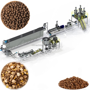 Ligne de traitement d'aliments extrudés pour animaux de compagnie de grande capacité et entièrement automatique Machine d'extrudeuse d'aliments pour animaux de compagnie - Product Image 2