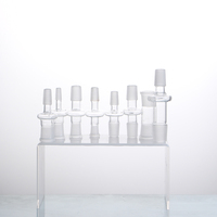 Connecteur en verre dépoli fait main mâle-femelle 10mm 14mm 19mm 24mm, douille en verre, taille personnalisée