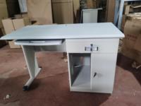 Table de bureau à structure métallique, table d'étude en acier, mobilier de bureau, table de travail pour ordinateur, bureau à domicile
