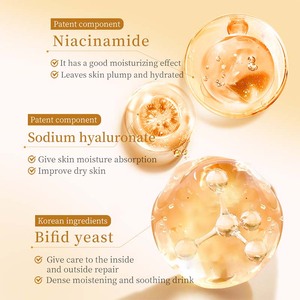 VENZEN Extrait de Placenta Doré & Collagène Raffermissant Hydratant Éclaircissant Coffret Soin Visage 7 Pièces Vitamine C pour Peaux Foncées - Product Image 5