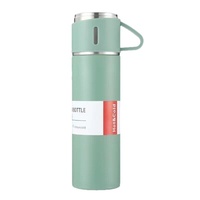Offre Spéciale – Tasse Thermos Isotherme en Acier Inoxydable 304 avec Trois Couvercles, Design Moderne, Grande Capacité, Double Paroi, Idéale pour la Maison et les Entreprises, Coffret Cadeau