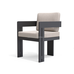 Tables et chaises de jardin en aluminium imperméables Kingmake, ensemble de table à manger d'extérieur avec 6 chaises, ensemble de salle à manger de patio résistant aux intempéries - Product Image 4