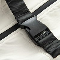 Combinaison de ski unisexe imperméable coupe-vent à capuche avec fermeture éclair respirante pour les sports d'hiver sur neige