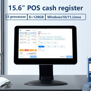 ออกแบบแฟชั่น OEM ODM เครื่อง POS ระบบสัมผัสขนาด 15.6 นิ้ว ฮาร์ดแวร์สำหรับร้านค้าปลีก SSD 128G เครื่องคิดเงินออลอินวัน I3 - Product Image 6