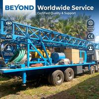 Plateforme de forage rotative hydraulique montée sur camion diesel à haute efficacité avec pompe à boue de 1800 L/min pour le forage de roches