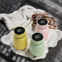 Thermos alimentaire portable intelligent et mignon de 300 ml avec affichage numérique, double paroi sous vide en acier inoxydable 304, cadeau d'affaires moderne