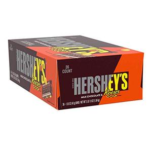 Sô cô la sữa <span class=keywords><strong>Hershey</strong></span> & reese'spiece thanh kẹo, 1.55-Oz (36 đếm) - Product Image 1