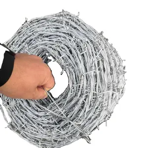 Wholesales Fencing Barbed Wire Hot Dipped Galvanized 25kg 50kg Barbed Wire Price