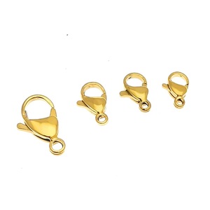 Cierre de langosta de acero inoxidable chapado en oro de 18k con forma de mariposa para la fabricación de pulseras, conector para accesorios de joyería - Product Image 3