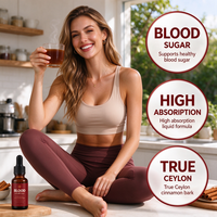 Capsules de Cannelle de Ceylan à Absorption Élevée, Extrait Pur de Cannelle, Soutien Immunitaire, Certifié Halal, OEM pour Adultes