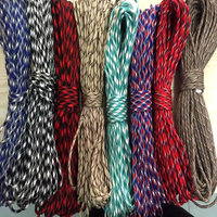Cordon en nylon coloré de 4 mm, cordon paracorde à 7 brins pour tente d'extérieur, bracelet DIY
