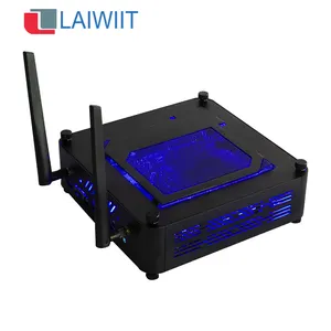 Laiwiit i3 8100/i5 8400/i7 8700 AMD CPU 8GB 256GB 4 cổng USB Mini PC với AMD althlon CPU