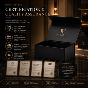 Boîte en papier noir personnalisée pour cosmétiques avec logo en feuille d'or, Caixa Personalizada, Cajas De Embalaje, magnétique, pour les soins de la peau - Product Image 2