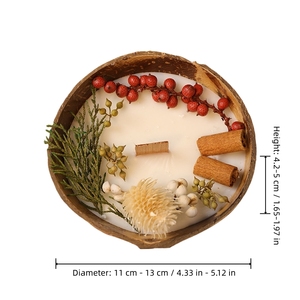 Trendy Aesthetic <strong>Long</strong> Lasting Flower Infused Coconut <strong>Candle</strong> Scented <strong>Candles</strong> for Modern House Decoration - Product Image 5