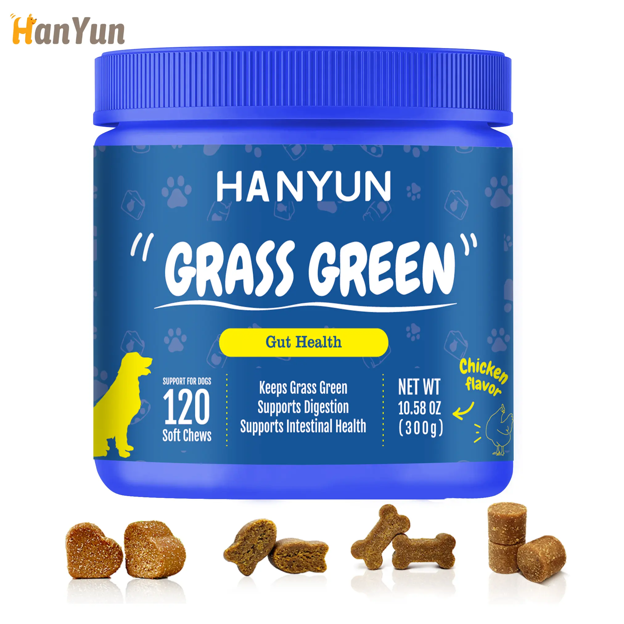 Hanyun العشب حرق بقعة يمضغ للحيوانات الاليفة الكلب بول العشب التوقف بقعة الناجمة عن الكلب البول البول التعادل للعشب