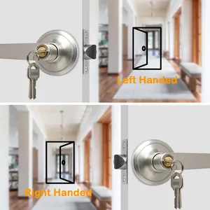 Contemporary High Quality Leverset Zinc Alloy Lever Interior Modern Privacy Door Handle And Lock Door Lever Handle