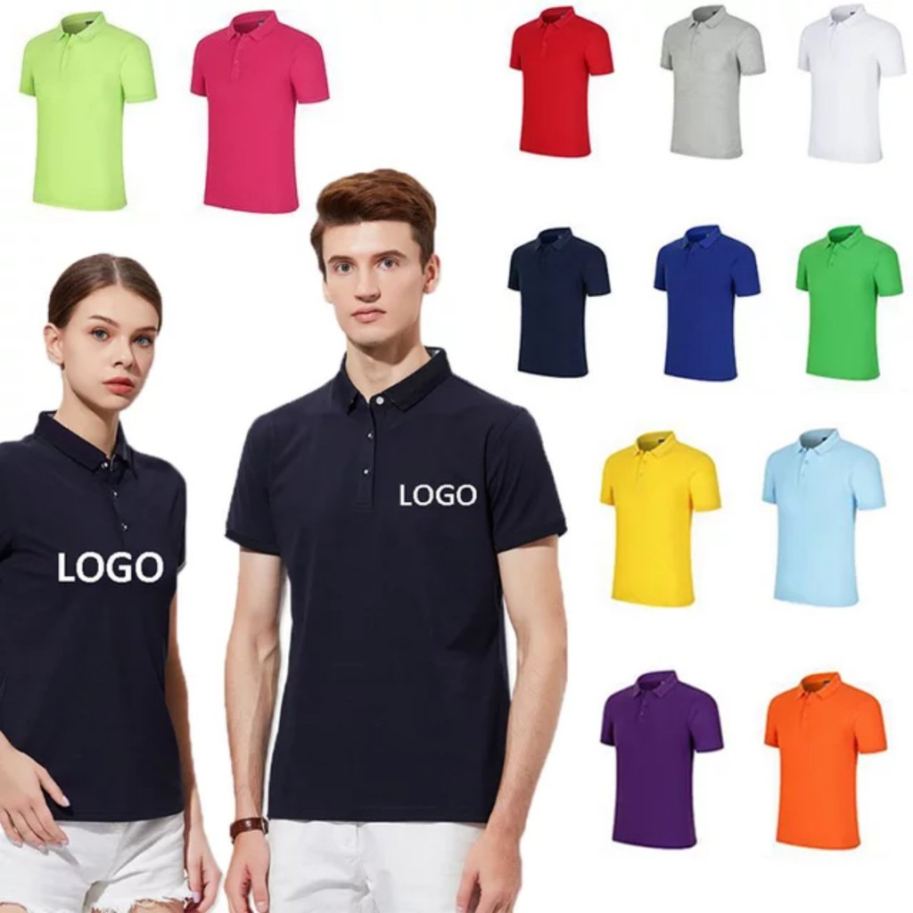 Factory Directly Weaving Collar Custom Pattern Dry Fit Polyester Spandex  Polo Shirt