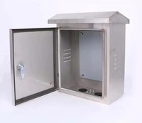 Armoire de distribution électrique SS pour chantier, étanche IP65, murale, verrouillable, anti-choc, personnalisable OEM, pour alimentation temporaire, avec disjoncteur MCB et coffret de distribution DB