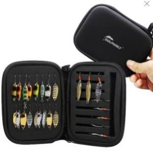 Sac de rangement pour leurres Dolphinly, boîte à pêche portable en EVA avec hameçons et cuillères pour une utilisation en extérieur - Product Image 3