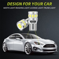JIACHI W5W Ampoule LED T10 Lampe de voiture Canbus 12V 6000K Auto Car Claerance Light Feux de position Wedge Side Reverse Lamps 3014 18SMD
