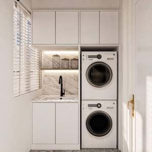 Mueble de Lavadero Inteligente de Alta Calidad 2026, Impermeable, con Lavadora, para Australia - Product Image 6